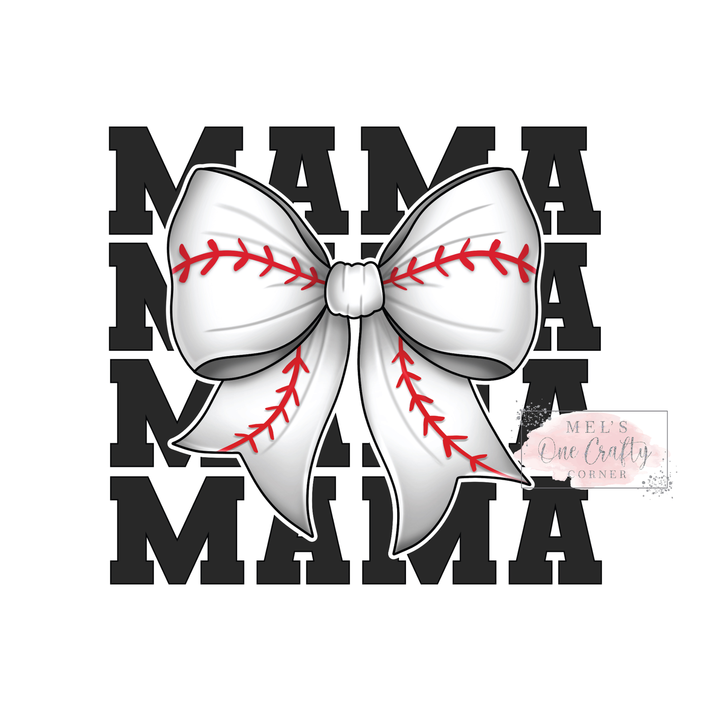 Coquette Baseball Mama - DTF Transfer
