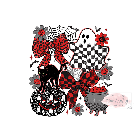 Gothic Halloween Ghost - DTF Transfer