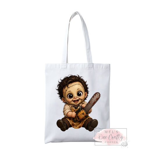 Baby Leatherface Tote Bag