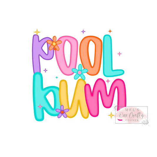Neon Pool Bum - DTF Transfer