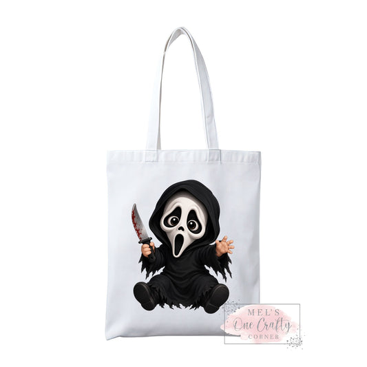Baby Ghostface Tote Bag