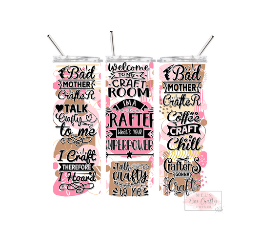 Sublimation Print Tumbler - I’m a Crafter