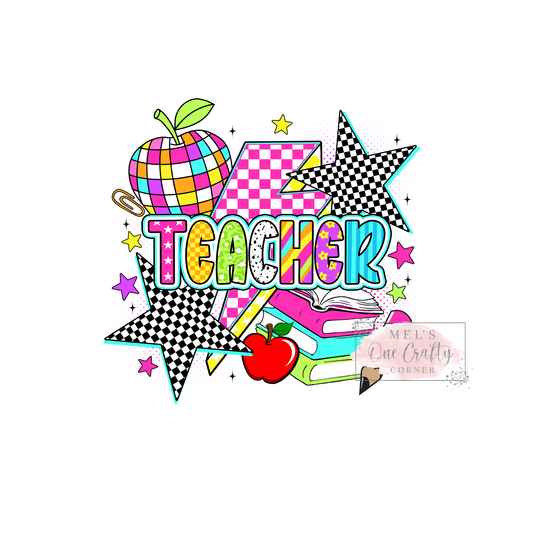Rockstar Teacher - DTF Transfer