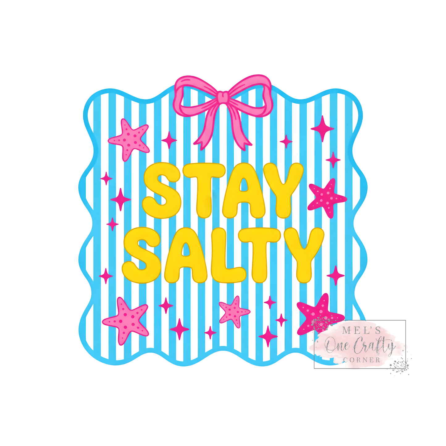 Striped Stay Salty - DTF Transfer