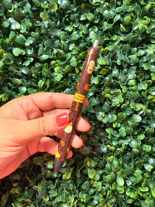 Fall Glitter Pen