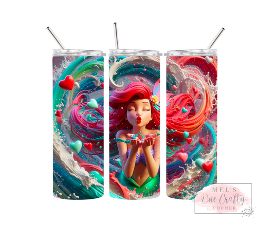 Sublimation Print Tumbler - Little Mermaid