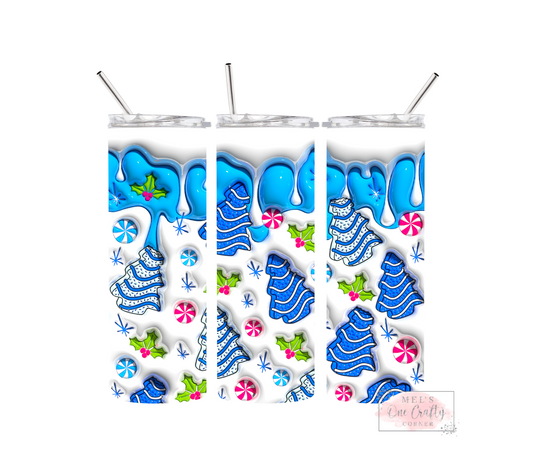 Blue Trees Tumbler