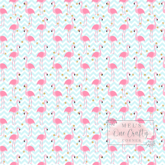 12x12 Vinyl Sheet - Flamingo