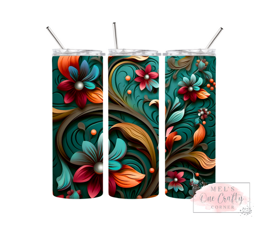 Sublimation Print Tumbler Wrap - Western Vibes