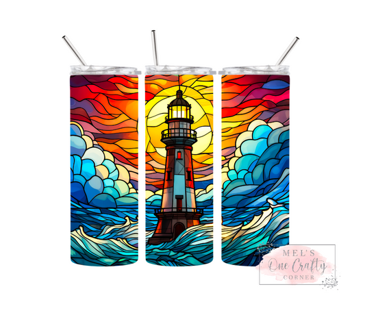 Sublimation Print Tumbler Wrap - Lighthouse