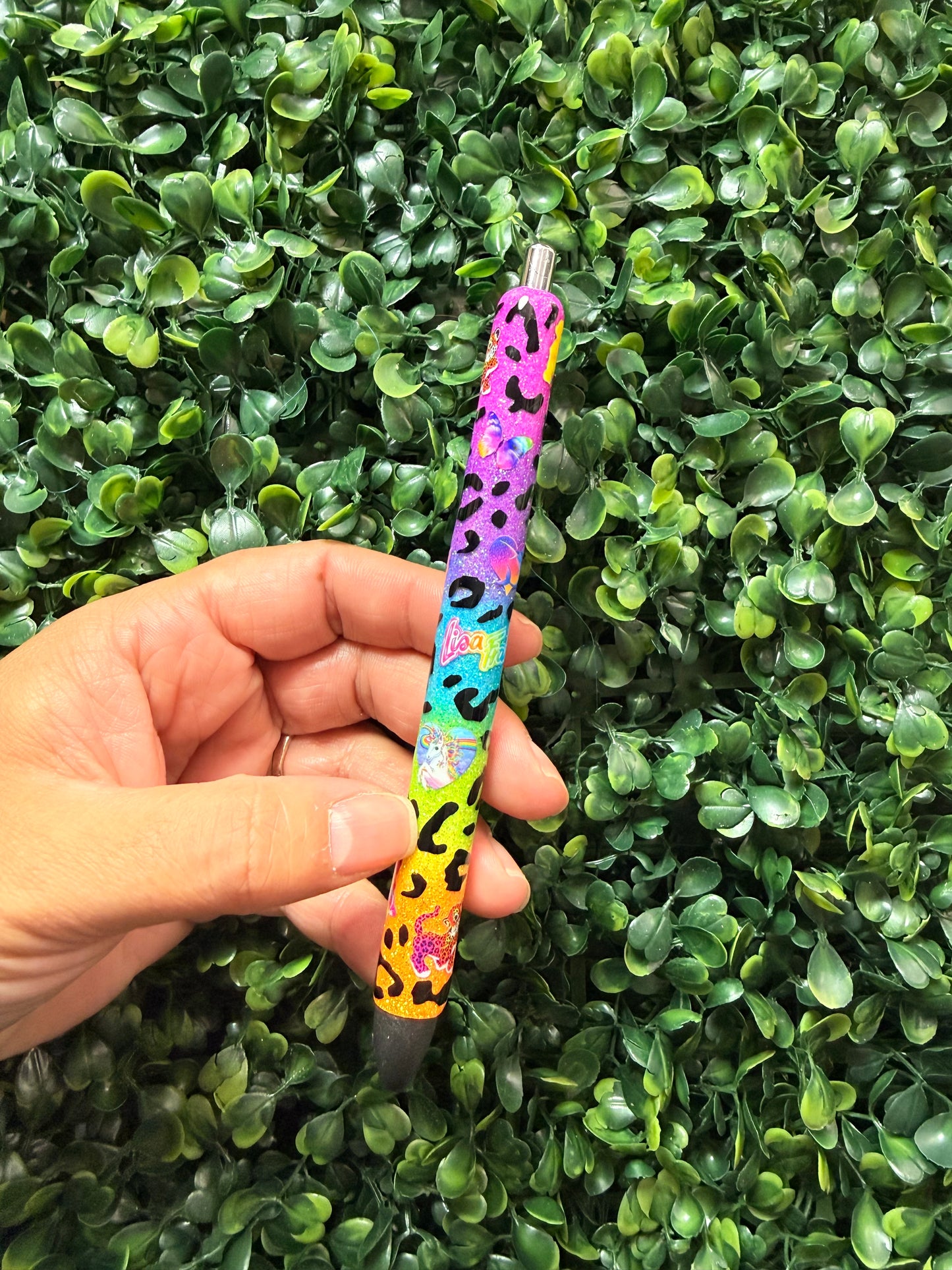 Rainbow Lisa Frank Glitter Pen