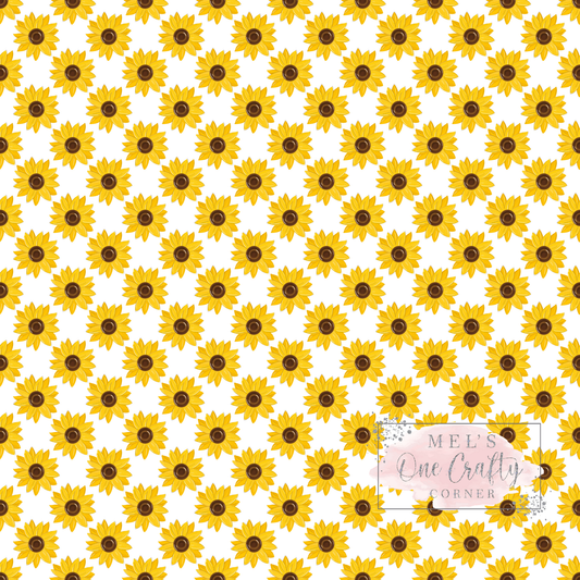12x12 Vinyl Sheet - Sunflowers