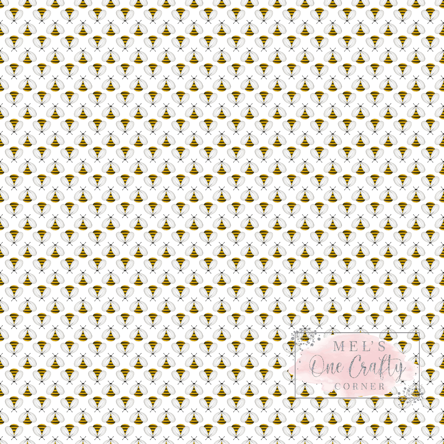 12x12 Vinyl Sheet - Bees