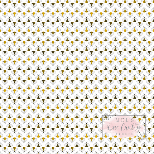 12x12 Vinyl Sheet - Bees