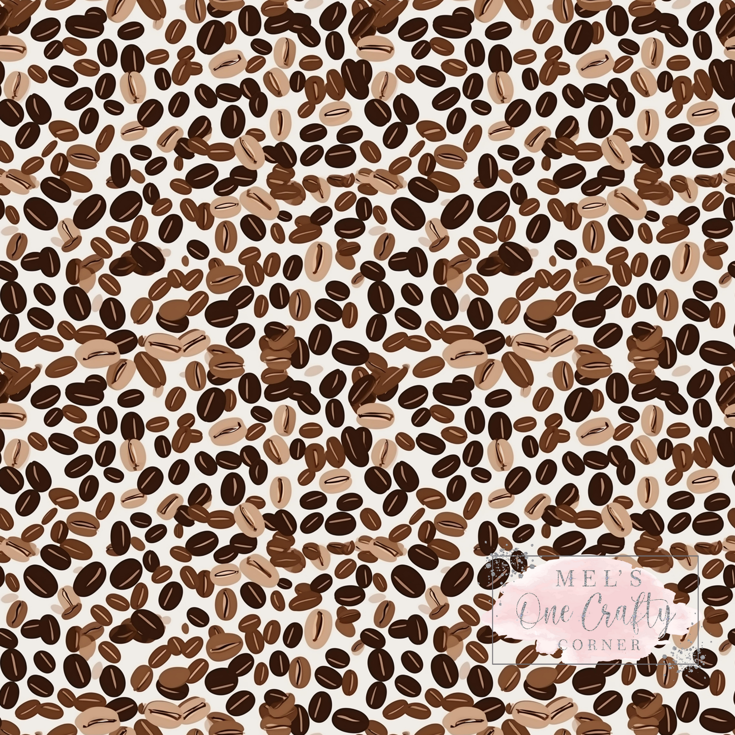 12x12 Vinyl Sheet - Coffee Beans 2