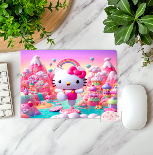 Candy Kitty Mouse Pad