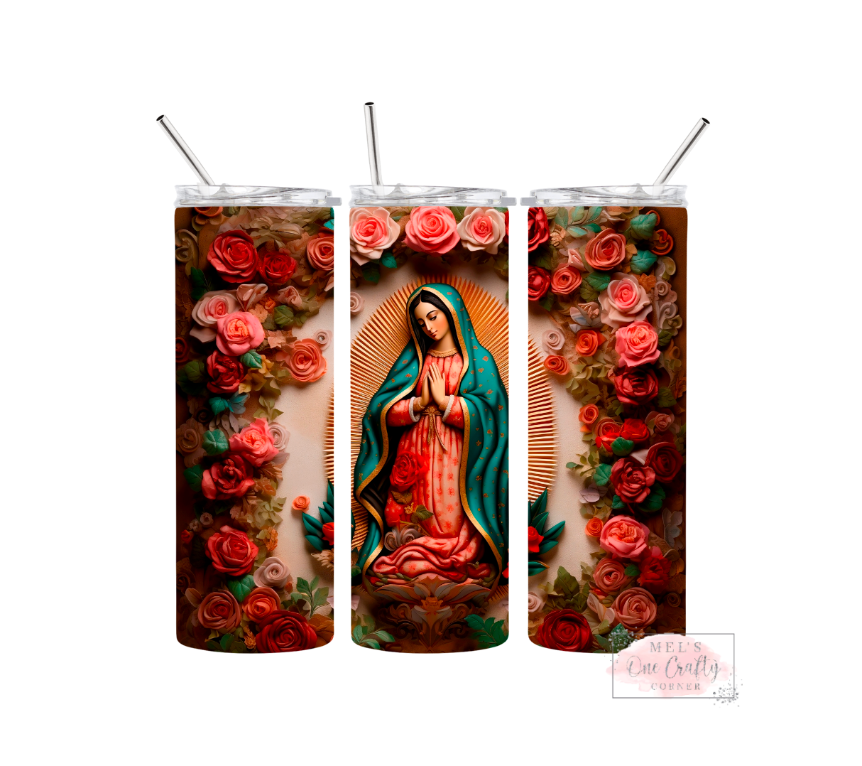 Sublimation Print Tumbler Wrap - Virgende Guadalupe