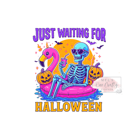 Just Waiting for Halloween - DTF Transfer