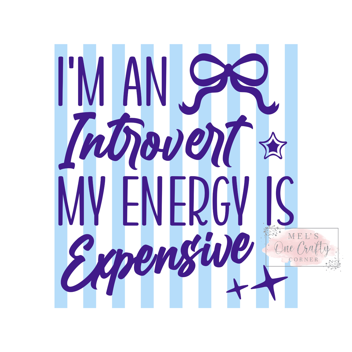 I'm an Introvert - DTF Transfer