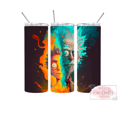 Sublimation Print Tumbler Wrap - Rick & Morty