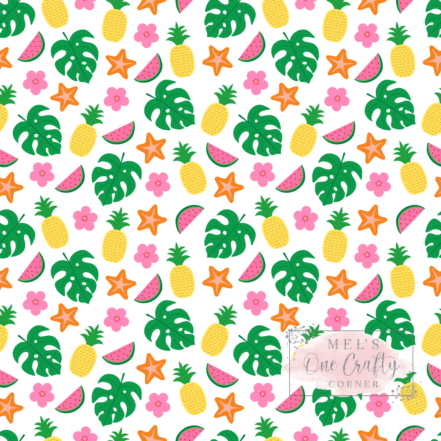 12x12 Vinyl Sheet - Fruit Garden