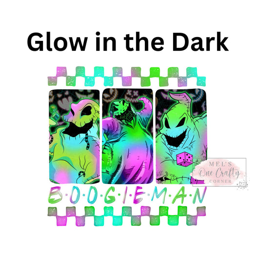 Glow in the Dark Boogie Man  - DTF Transfer