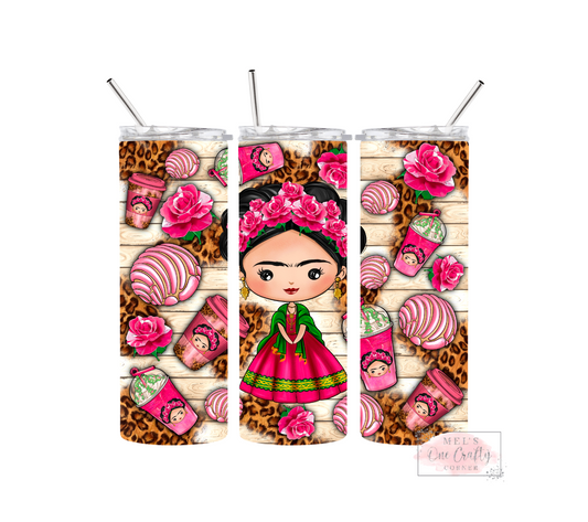 Sublimation Print Tumbler Wrap - Freida Concha