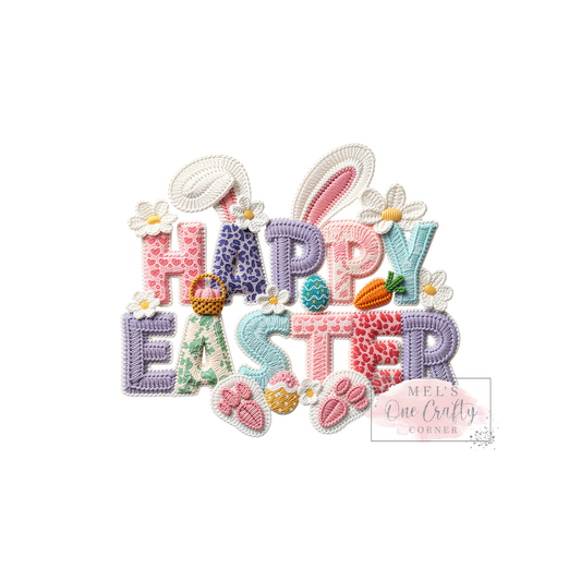 Happy Easter - DTF Transfer