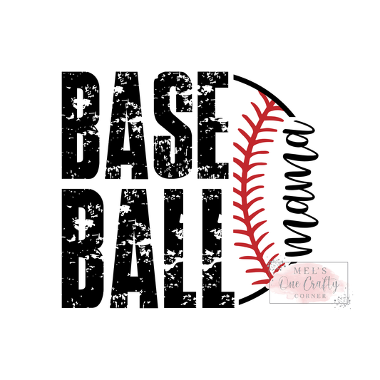 Retro Baseball Mama - DTF Transfer