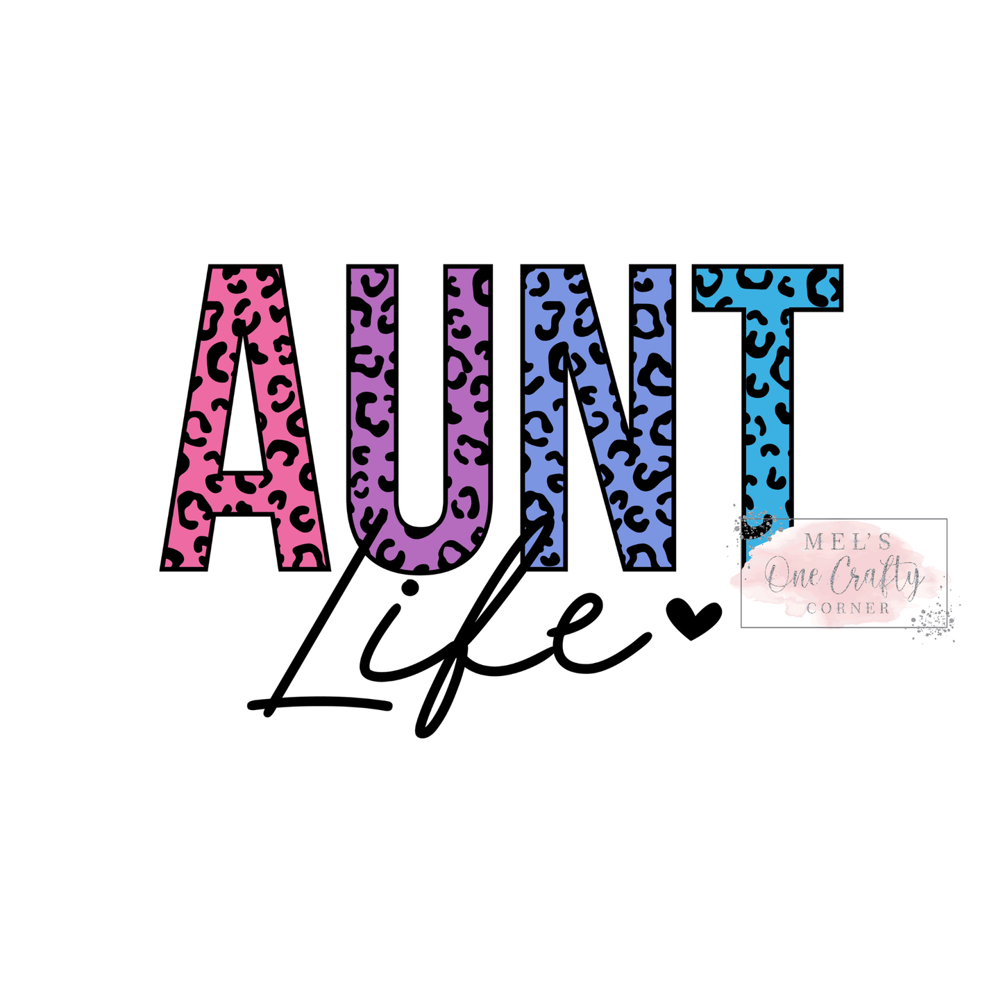 Leopard Aunt Life - DTF Transfer