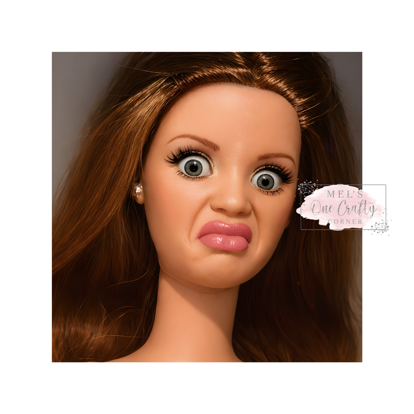 Disgusted Doll Face - DTF Transfer