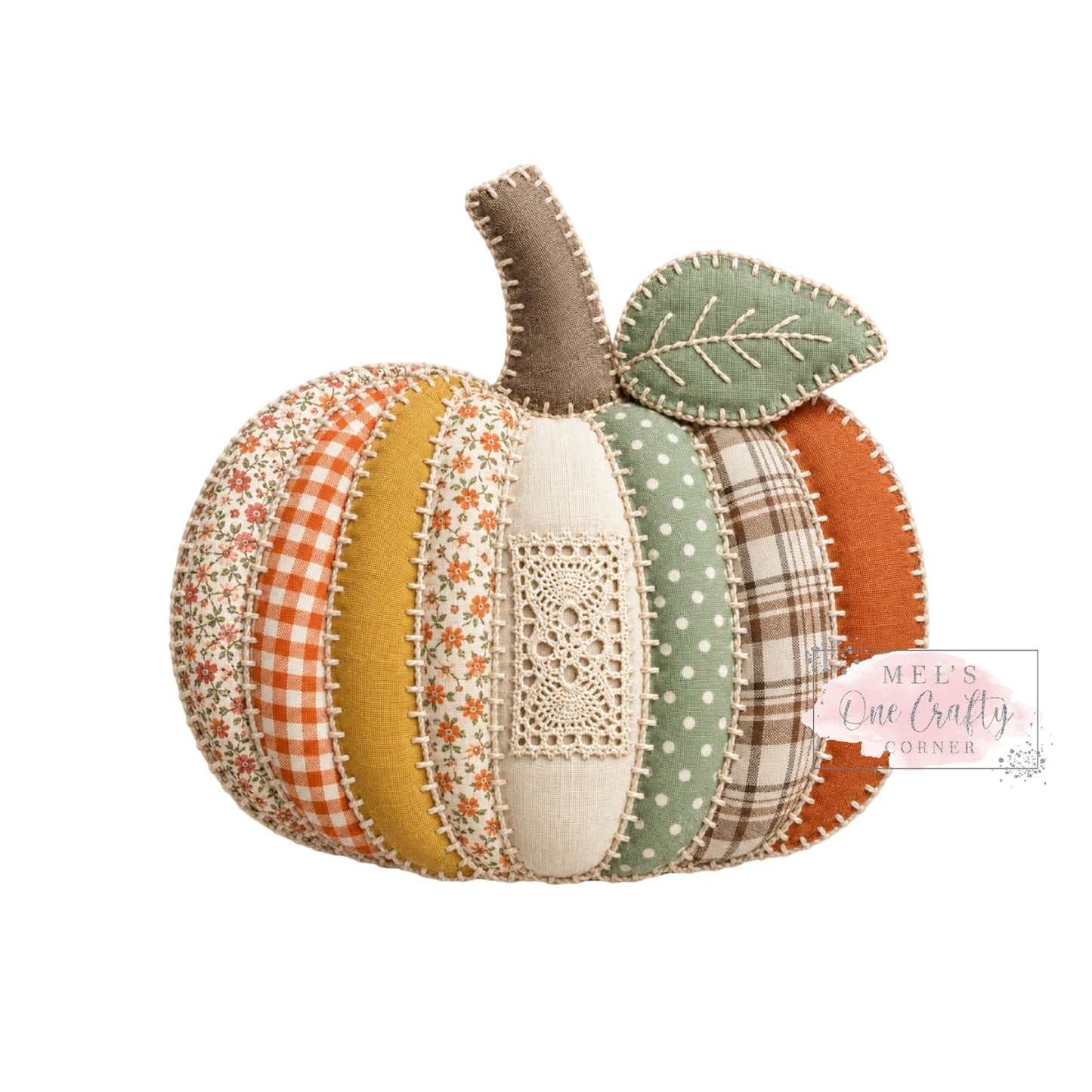 Patchwork Pumpkin - DTF Transfer