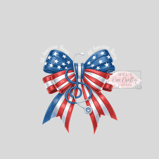 All American Nurse - DTF Transfer