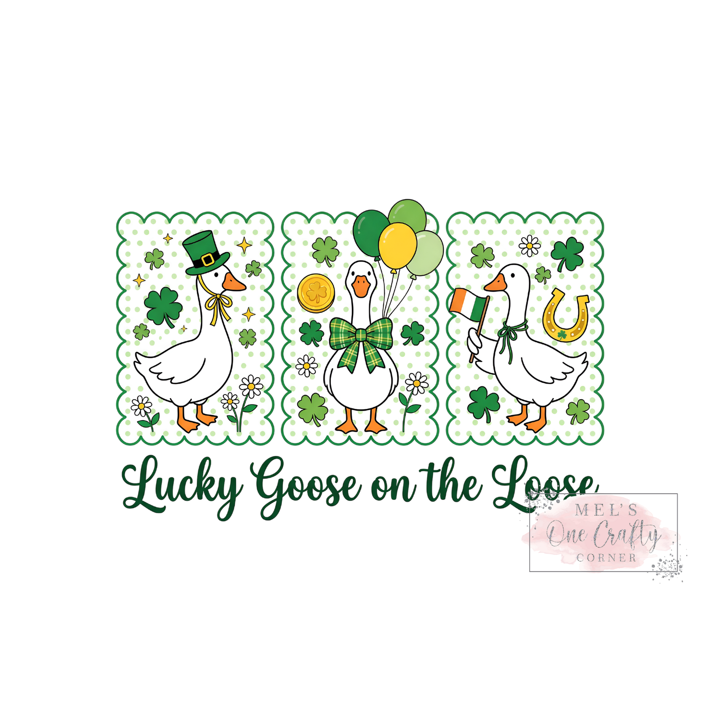 Lucky Silly Goose - DTF Transfer