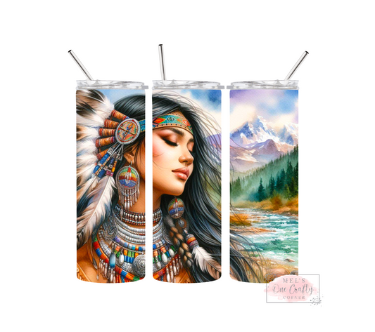 Sublimation Print Tumbler Wrap - Native