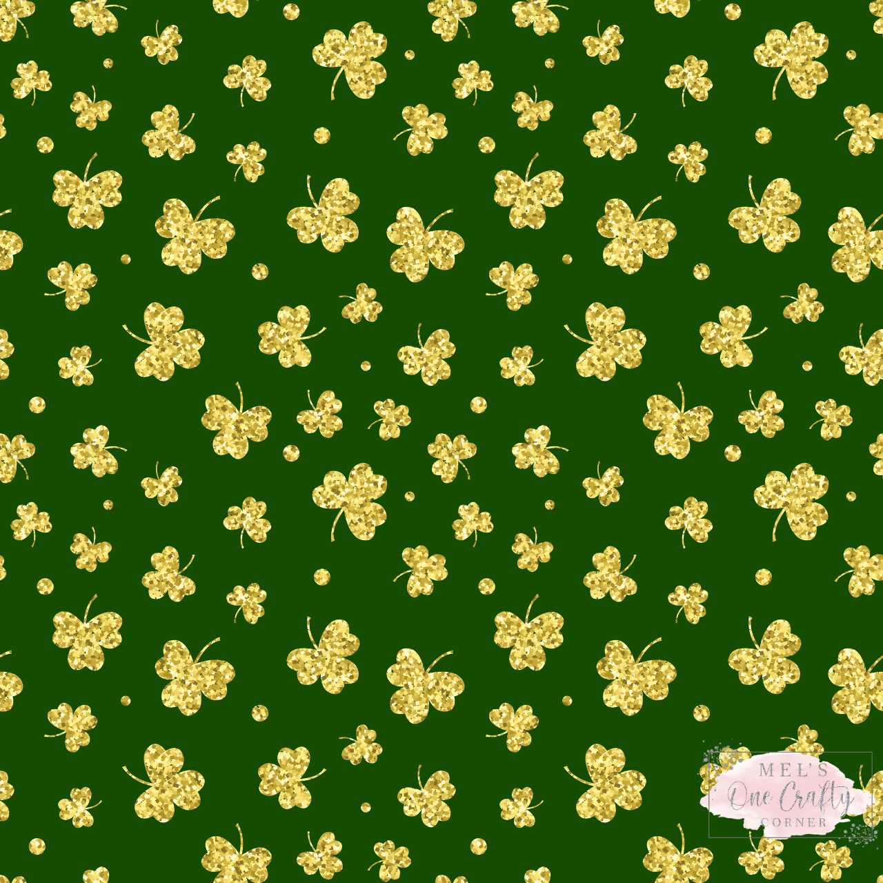 12x12 Vinyl Sheet - Patty Shamrock