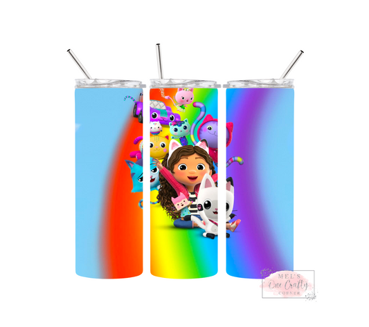 Sublimation Print Tumbler - Gabby 17