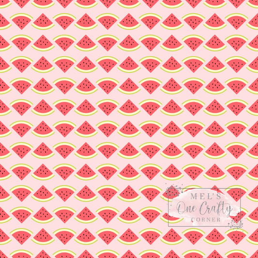 12x12 Vinyl Sheet - Watermelon Pieces