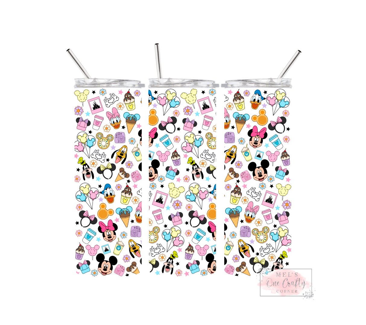 Sublimation Print Tumbler Wrap - Mouse Candy