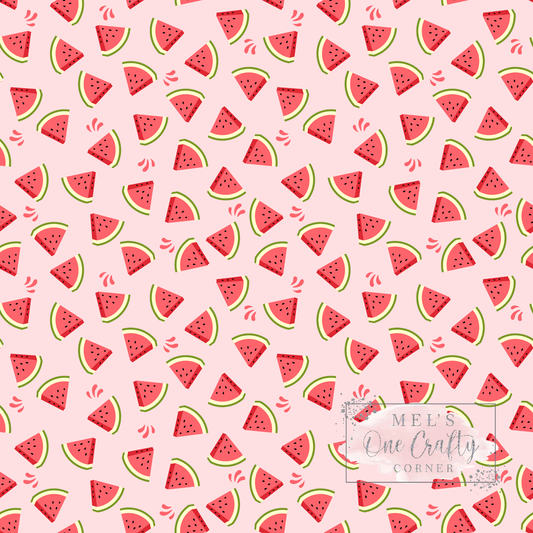 12x12 Vinyl Sheet - Watermelon Splash