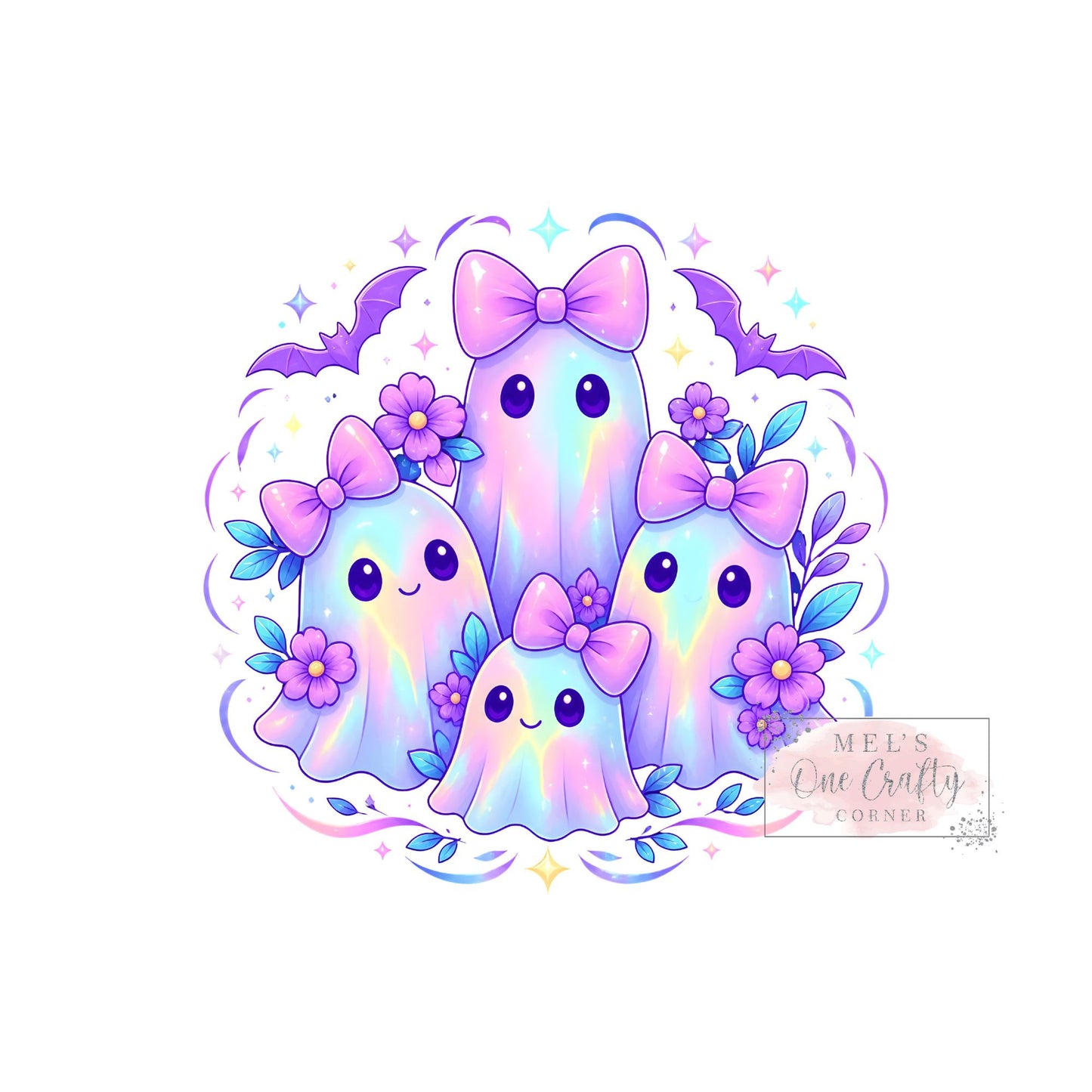 Iridescent Ghost - DTF Transfer