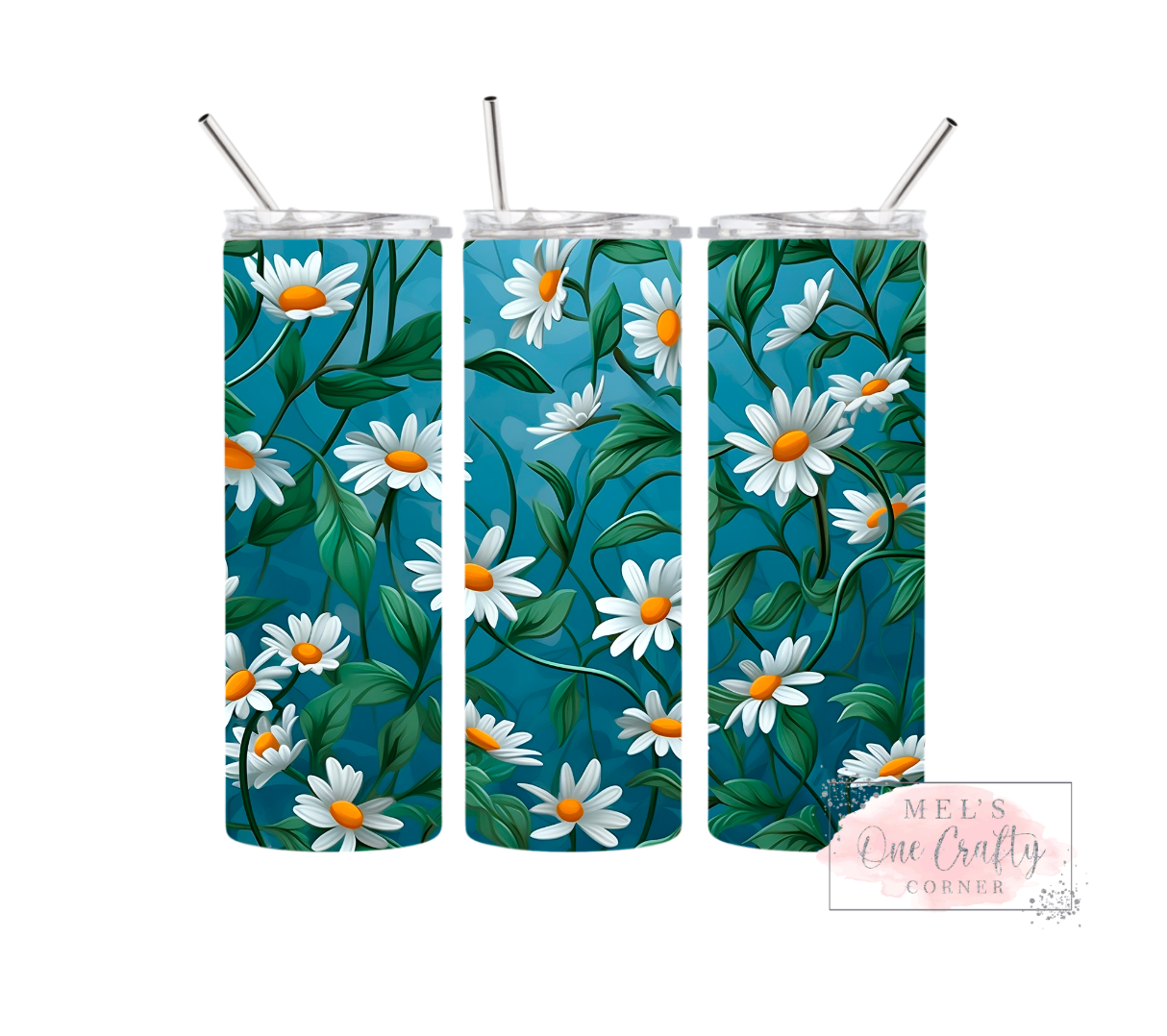 Sublimation Print Tumbler Wrap - Daisy Bunch – Mel's One Crafty Corner, LLC