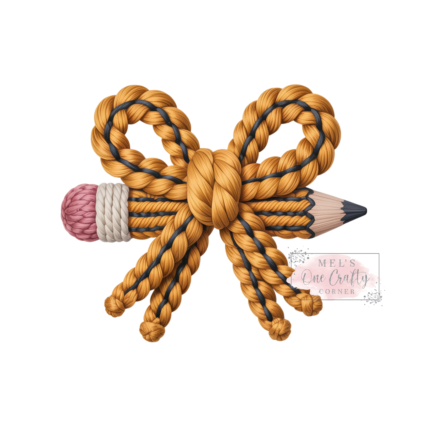 Faux Yarn #2 Pencil - DTF Transfer