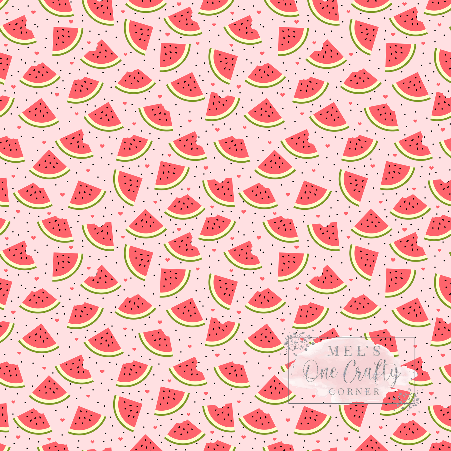 12x12 Vinyl Sheet - Watermelon Love