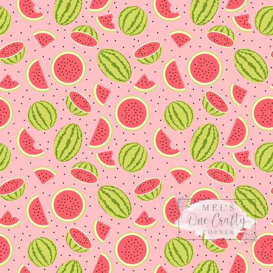 12x12 Vinyl Sheet - Watermelon Party