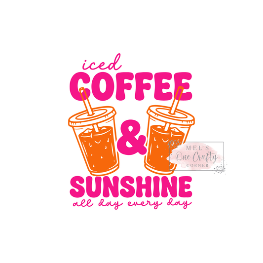 Dunkin’ Iced Coffee - DTF Transfer