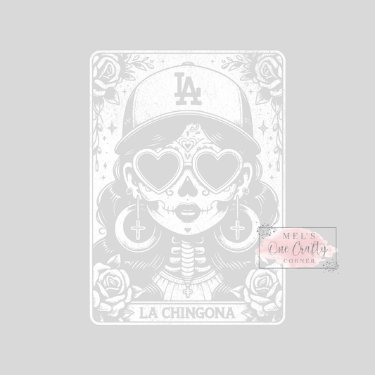 Chingona (white) - DTF Transfer