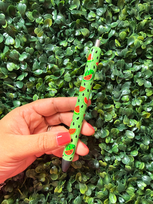Watermelon Glitter Pen