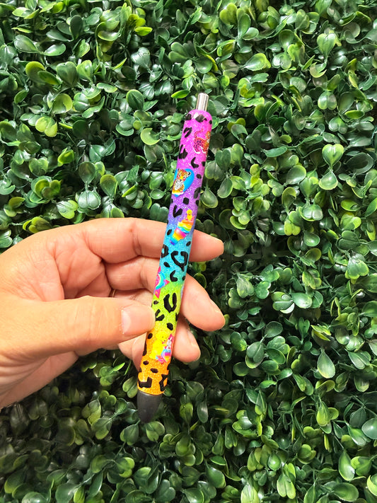 Rainbow Lisa Frank Glitter Pen