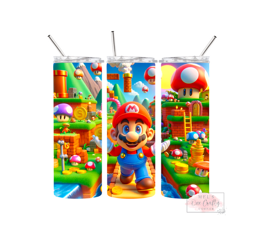 Sublimation Print Tumbler - Mario World